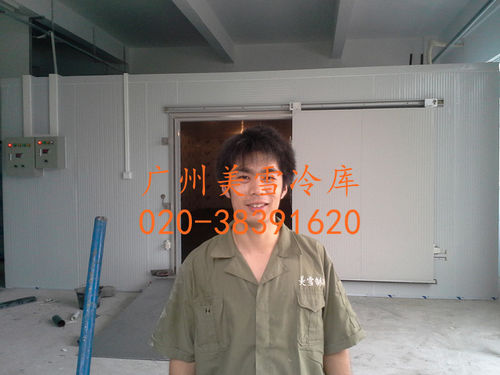 果蔬冷库--白云103平方冷藏库-施工特写,