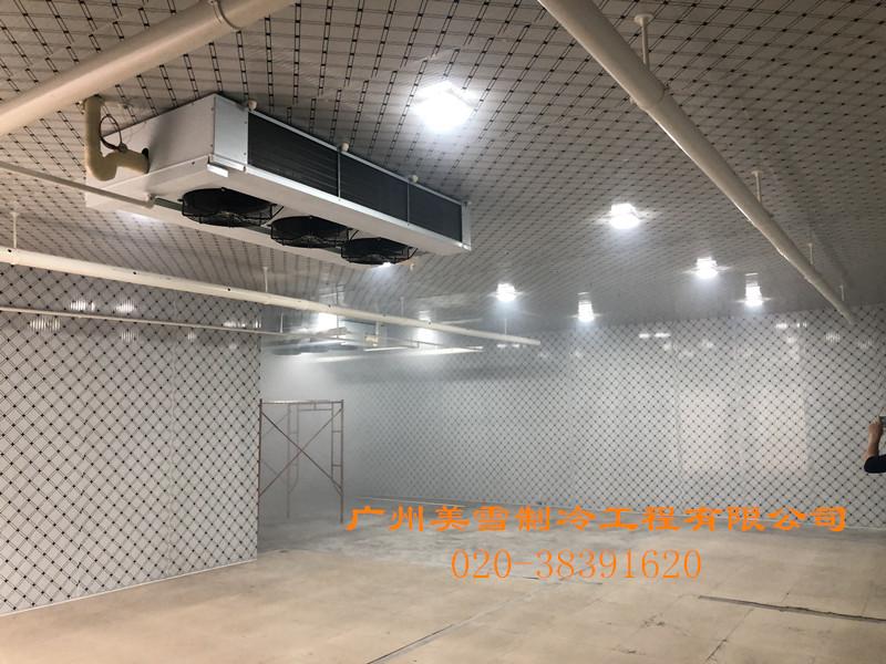 海鲜物流--小龙虾冷藏库--安装完成